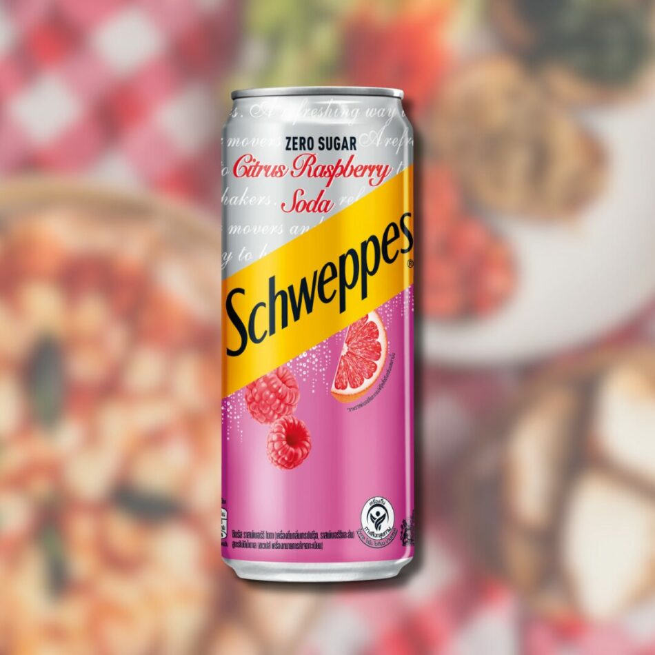 Schweppes Citrus Raspberry Zero Sugar