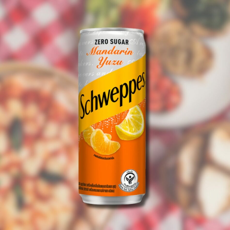 Schweppes Mandarin Yuzu Soda Zero Sugar