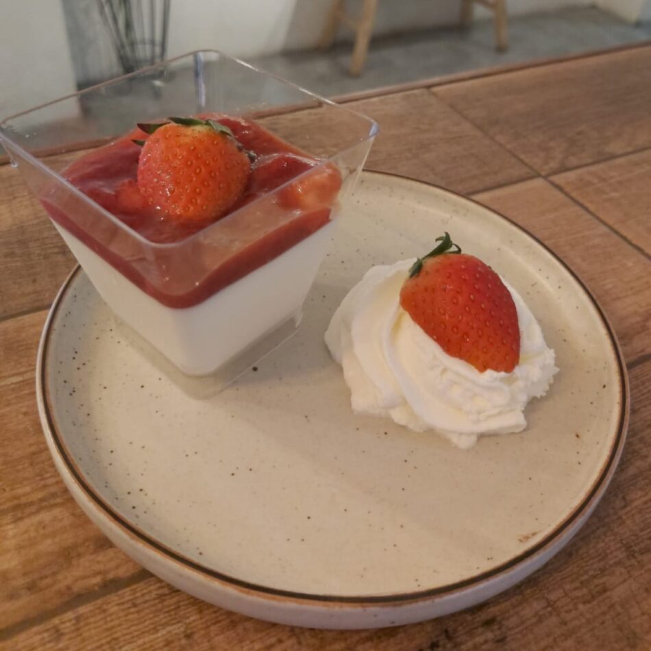 Strawberry Panna Cotta